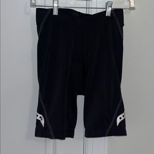 Saucony marathon Thermal stretch Running Shorts Tri Triathlon Mens M